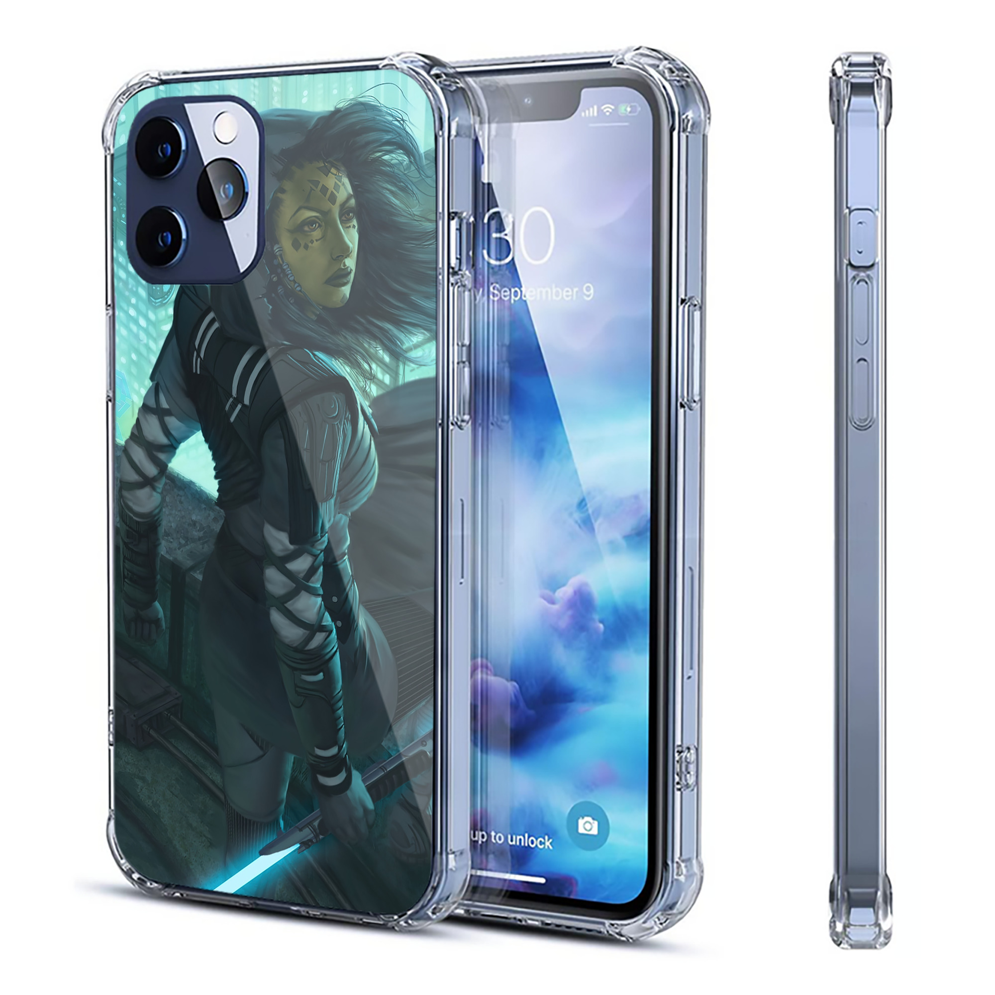 （画像用） スター・ウォーズ Star Wars 【iPhone 12シリーズ対応】透明スマホケース（クリアソフトケース）